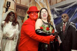 Halloween Wedding Couple