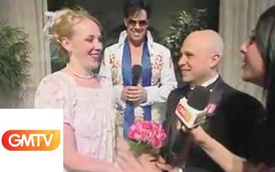 GMTV visits Viva Las Vegas Wedding Chapel