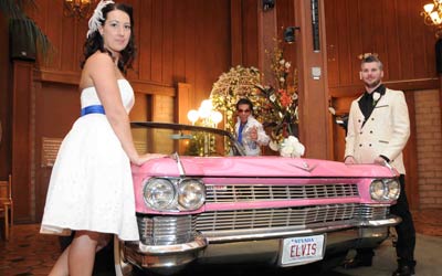 The Elvis Pink Caddy Wedding