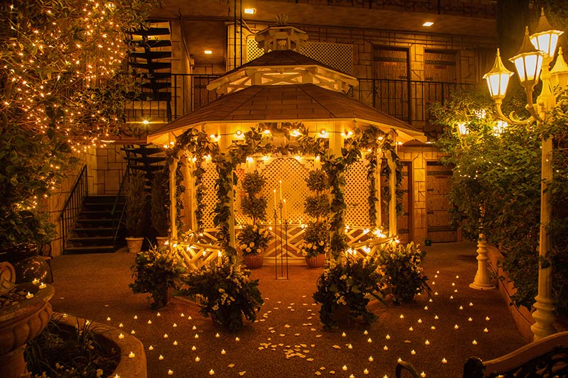 The Gazebo Chapel at Viva Las  Vegas  Wedding  Chapel