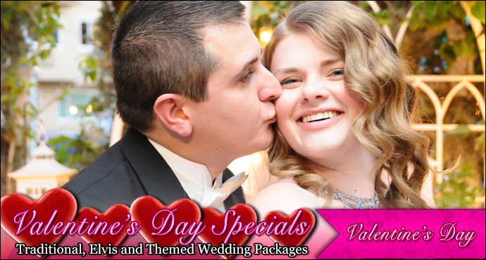 Valentine's Day Wedding Specials from Viva Las Vegas Weddings