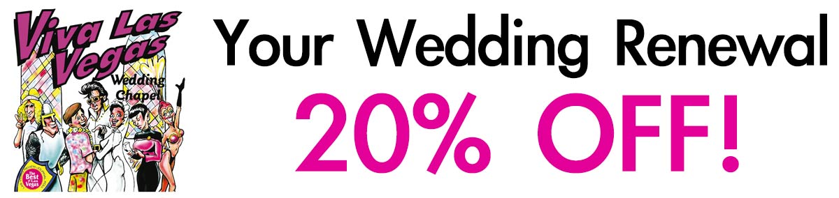 20% Off Your Wedding Renewal
