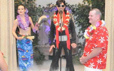 Elvis Blue Hawaii Wedding